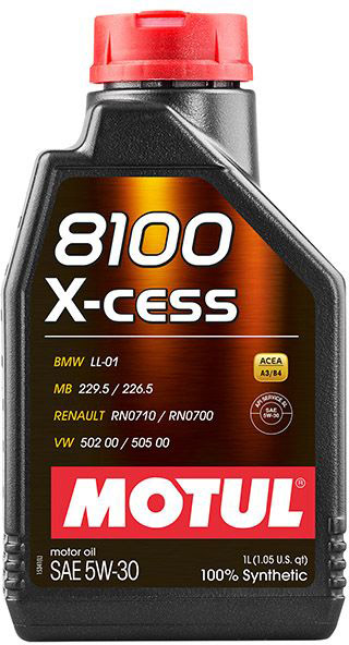Олива моторна MOTUL 8100 X-cess SAE 5W-30 1 л (108944)